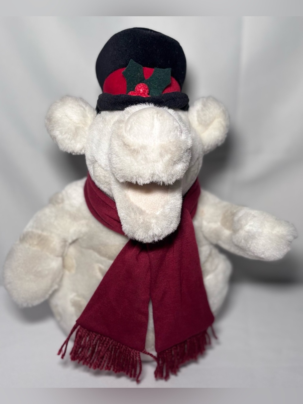 Disney Winnie the Pooh Snow Tigger Snowman Plush Decor Disney Parks Exclusive